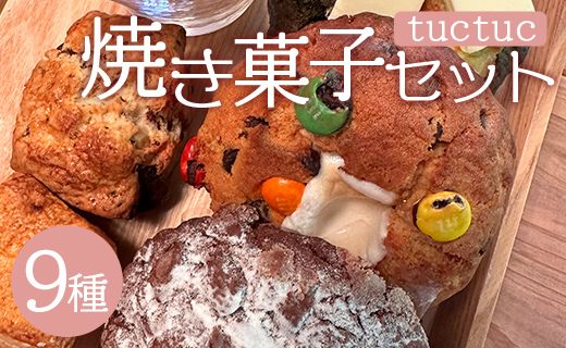 tuctuc 焼き菓子セット 9種類（合計14袋）- お菓子 スイーツ 詰め合わせ 個包装 手作り クッキー スコーン ブールドネージュ トゥクトゥク tt-0013