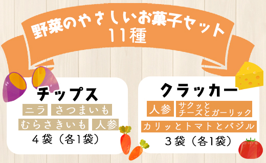 土佐あけぼの会 野菜のやさしいお菓子セット(11種入)